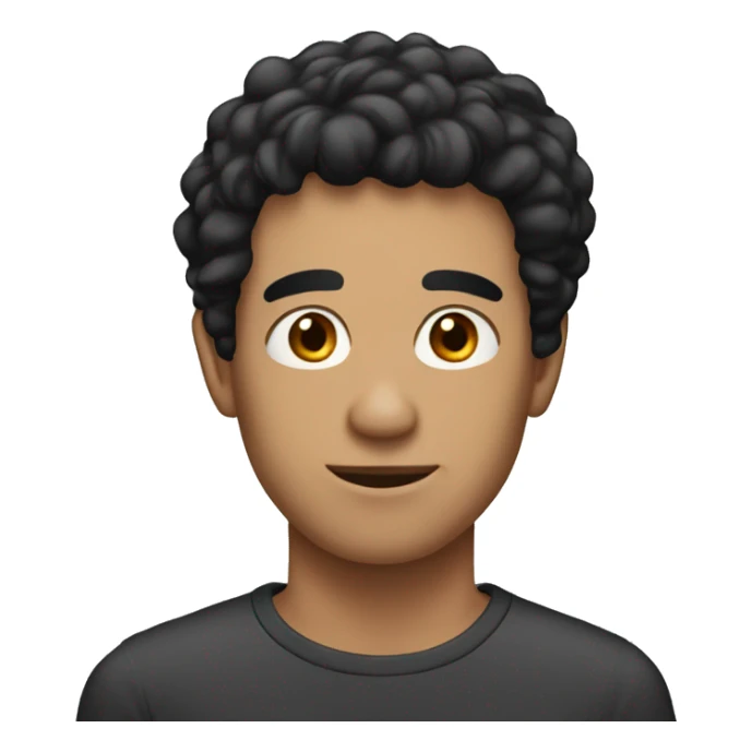 Men with black hair his age between 24-25 has a great look sticker