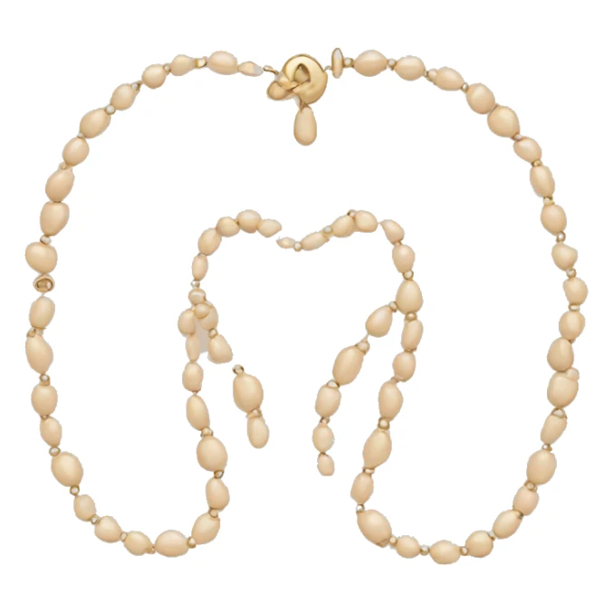 beige jewelry sticker