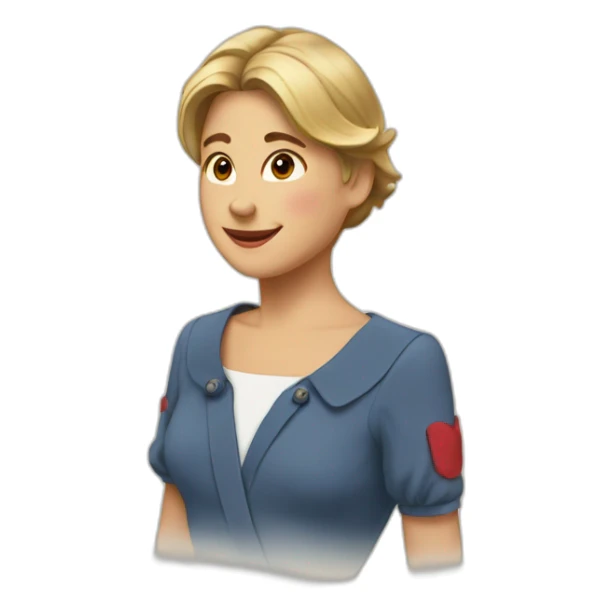 Darling in the France zéro two sticker