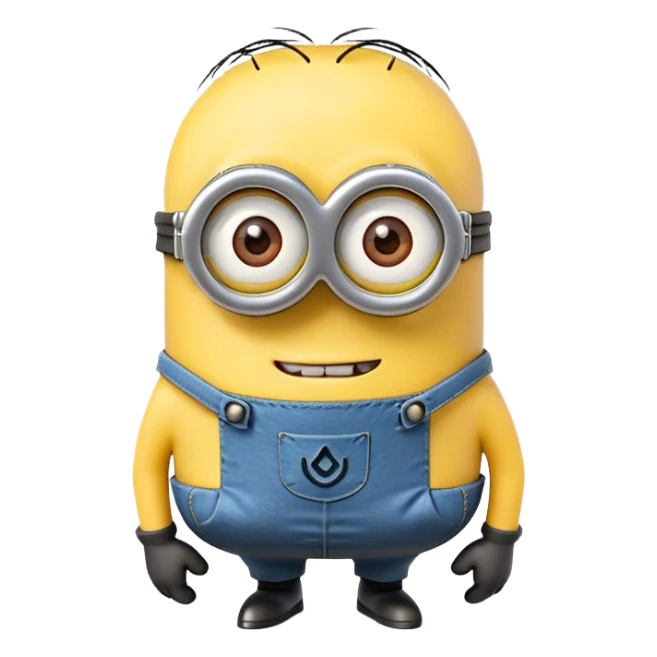 yellow emoji minion sticker