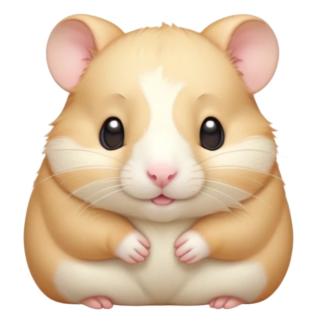 Meme-Worthy Cute Sleeping Cream Hamster Portrait Emoji, Head resting peacefully with a contented smile, showcasing a delightfully compact build and a luxuriously soft cream coat, eyes shut in a serene nap, Simplified yet hilariously adorable features, highly detailed, glowing with a soft, drowsy light, high shine, relaxed and utterly lovable, stylized with an air of playful laziness, bright and heartwarming, soft glowing outline, capturing the essence of a comically sleepy hamster, so meme-worthy it feels like it could instantly become the next viral sensation of adorable slumber! sticker