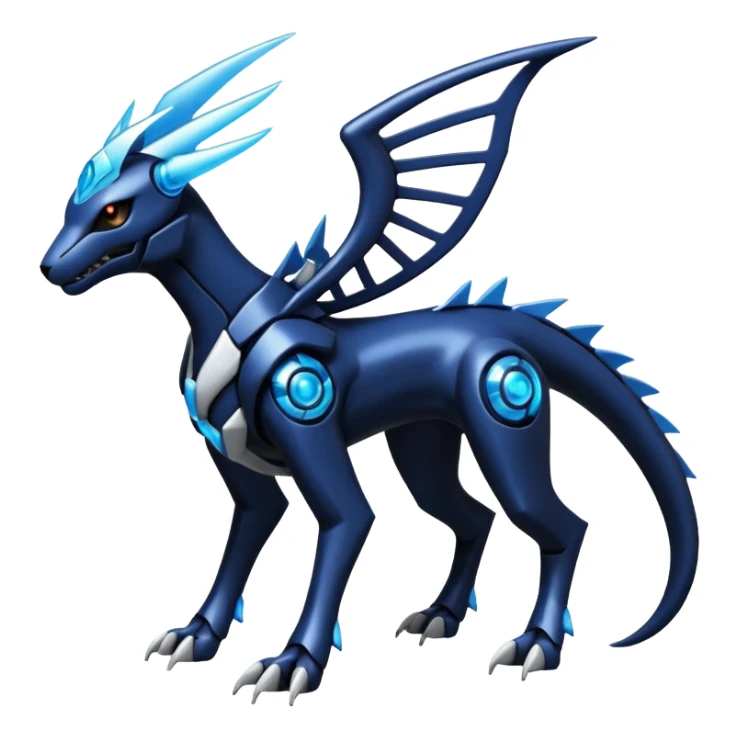 Houndoom-Dialga-Genesect-Pokémon-Fakémon-hybrid-creature sticker
