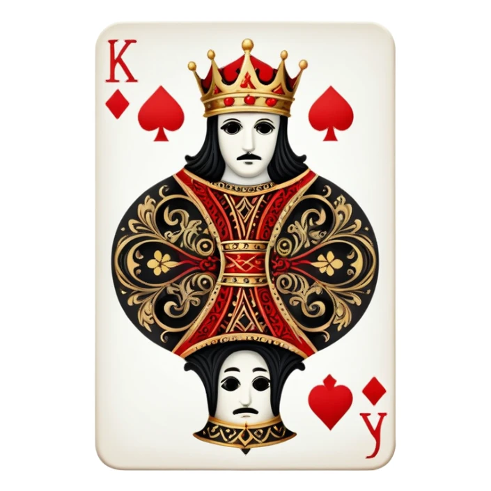 King of spades sticker