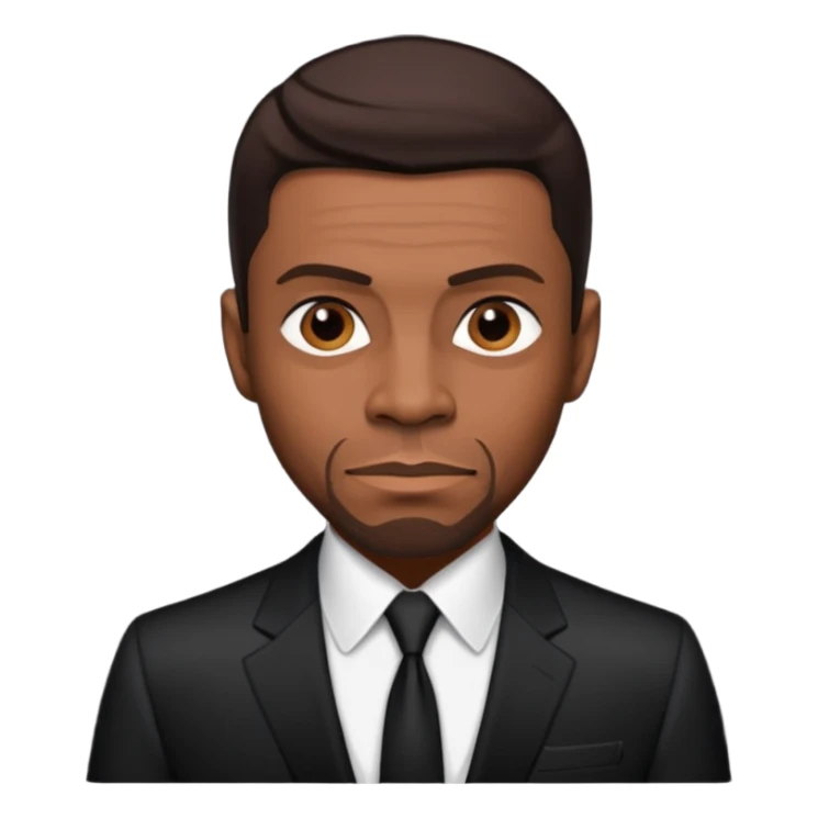 Keith Sweat (b.1961) with dark brown hair sticker