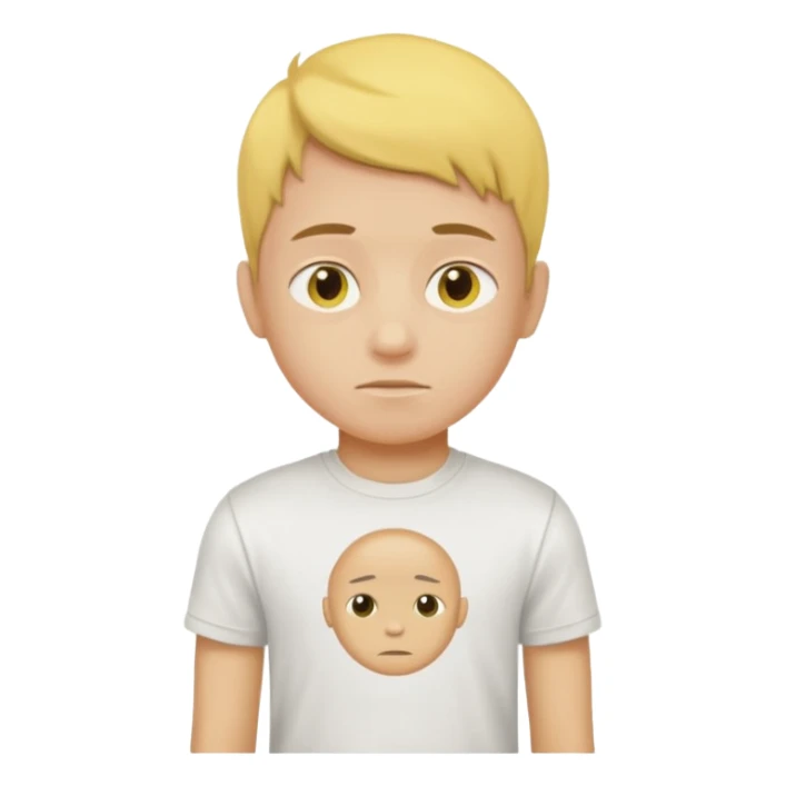 Jaundice boy sticker