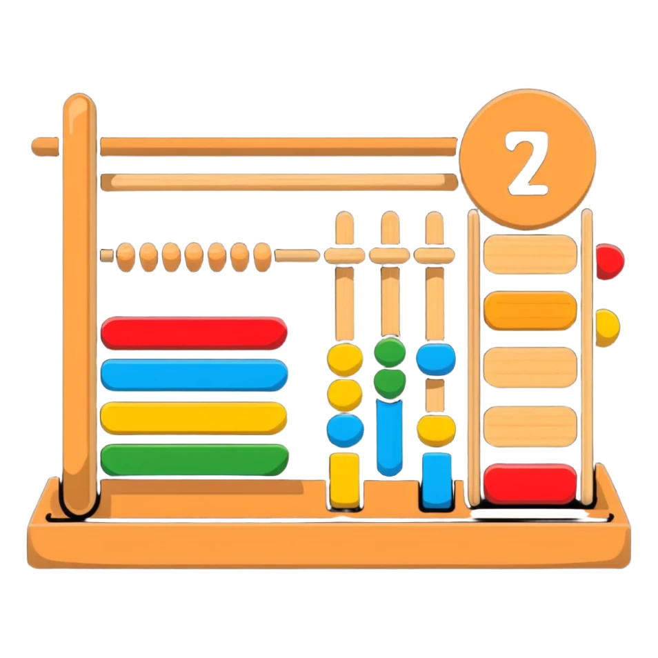 wooden montessori toys collection with puzzle, abacus, and shape sorter sticker