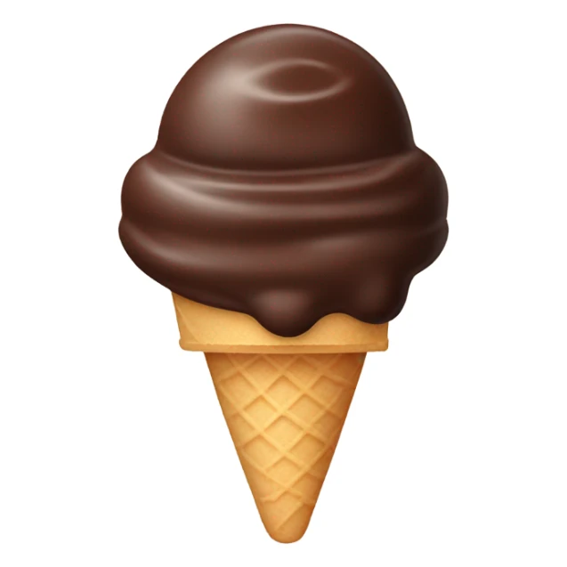 chocolate fudge ice cream sticker