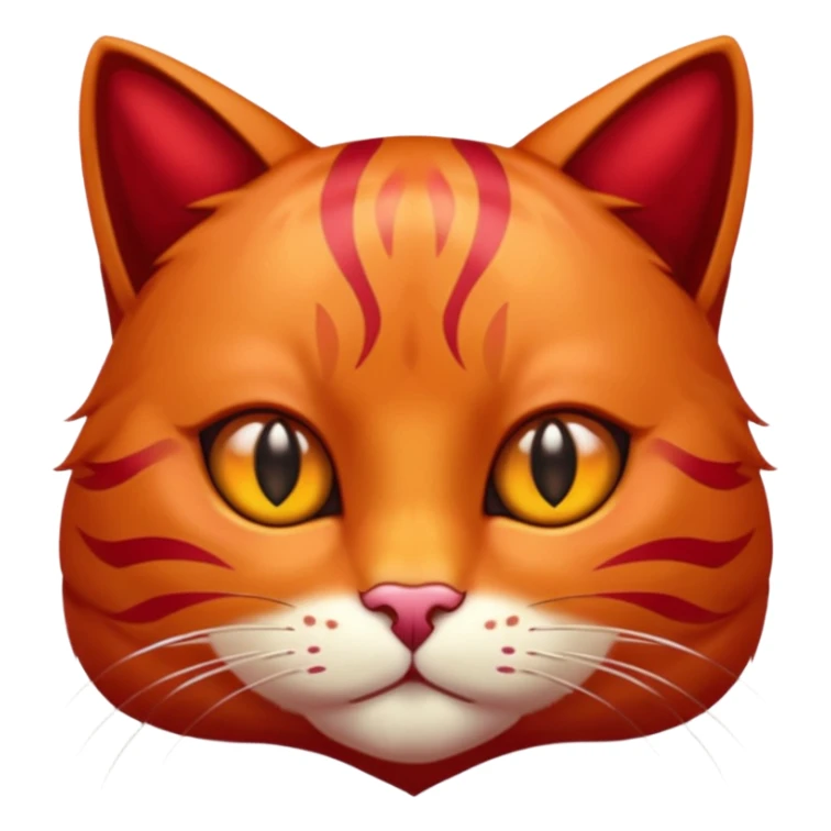 ruby red cat sticker