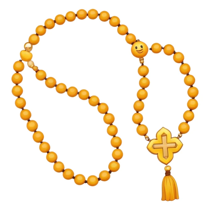 prayer beads reduce the number of beads to 10 sticker