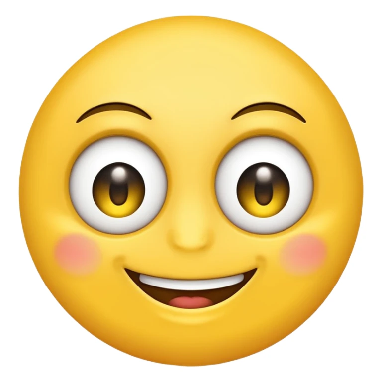 wo emoji with eyes to right sticker