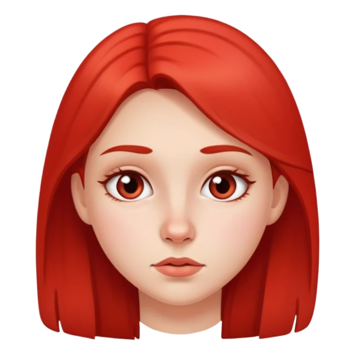 girl with redness under nose sticker