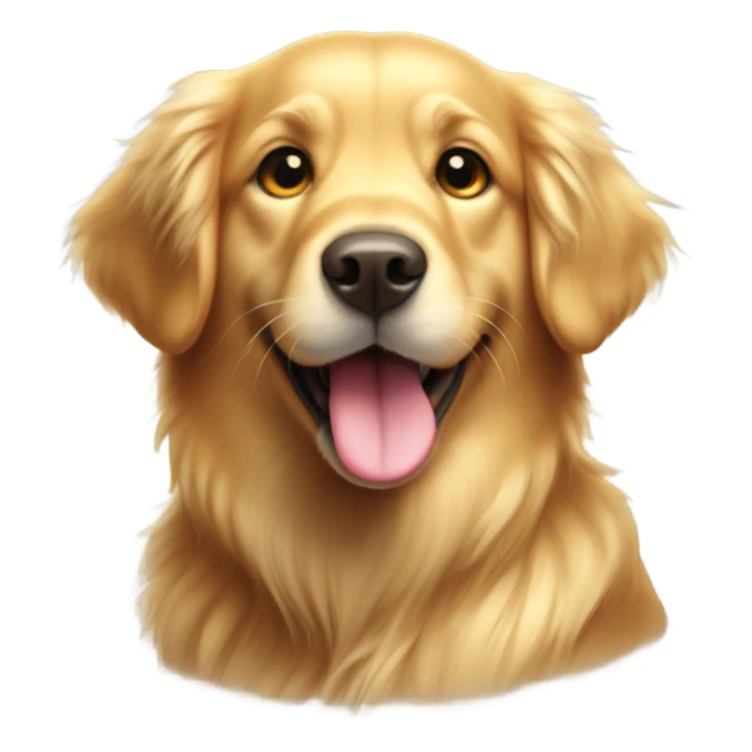 Golden retriever sticker