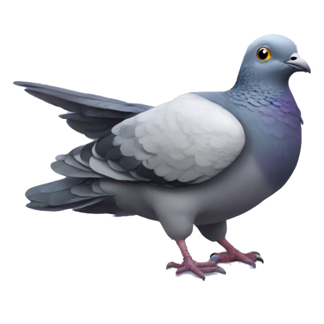 Magical pigeon sticker