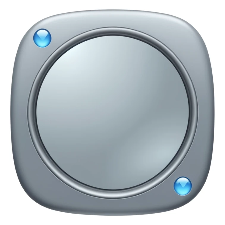 gray mirror sticker
