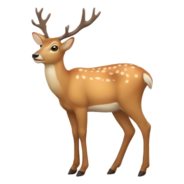 Deer sticker