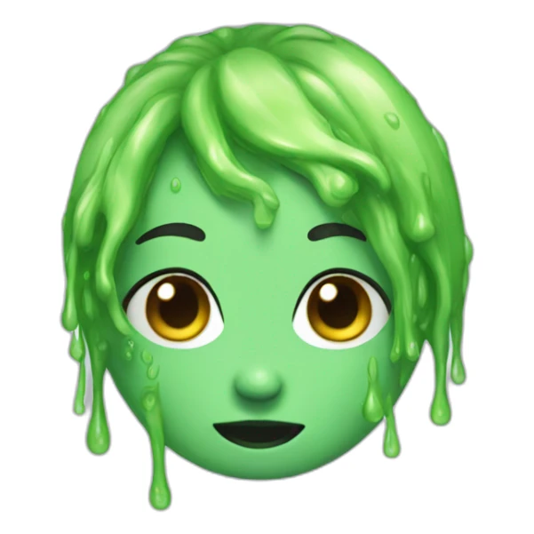 Slime girl sticker