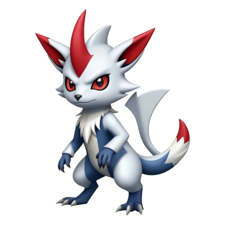 Cool Edgy Absol-Zangoose-Sneasel-Quilava, full body sticker