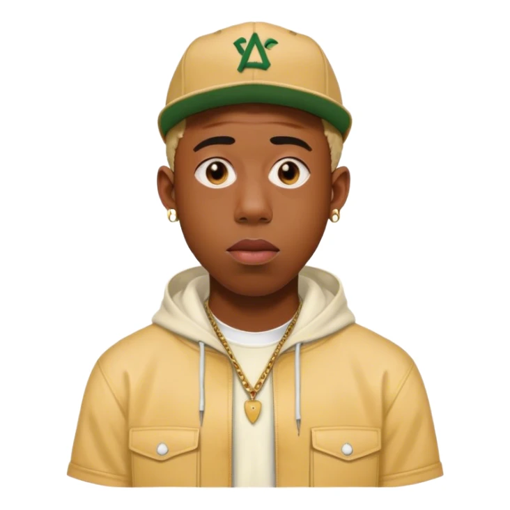 Tyler, The Creator with *call me if you get lost *outfit sticker
