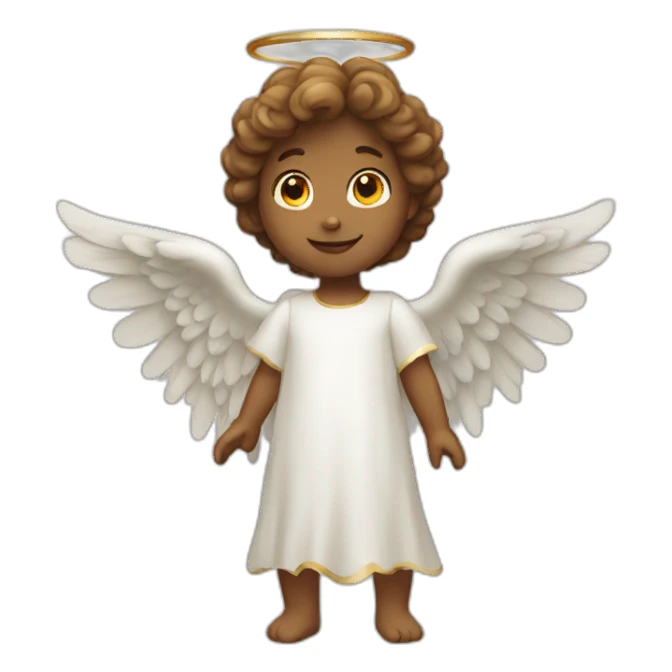 angel with wing sticker