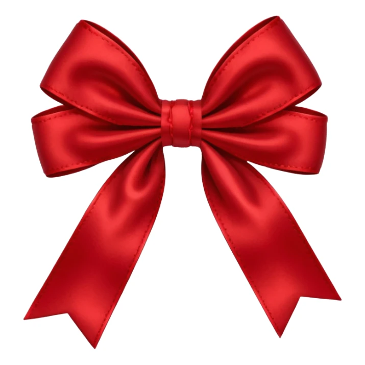 show me a hair bow red sticker