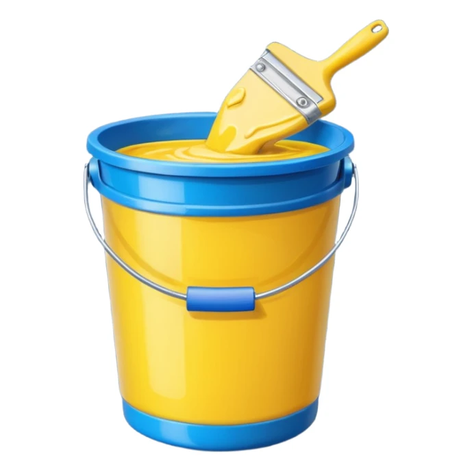 color bucket from photoshop sticker