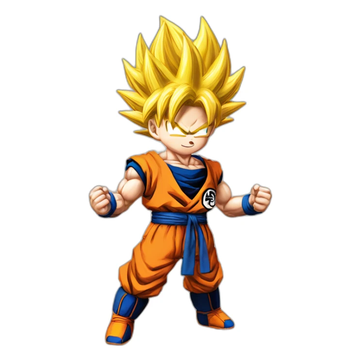Goku super sayan take photo iphone sticker