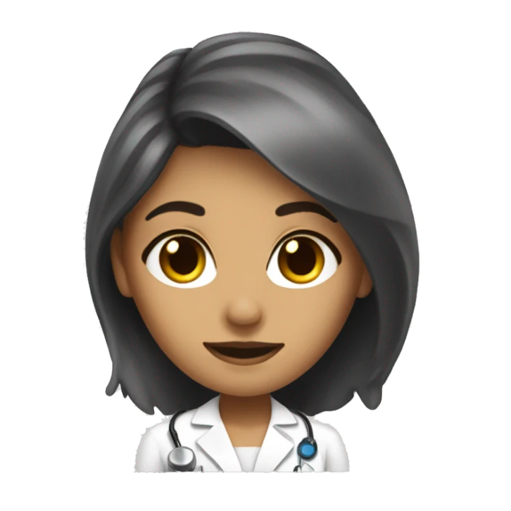 A girl doctor who does laser hair removal  sticker