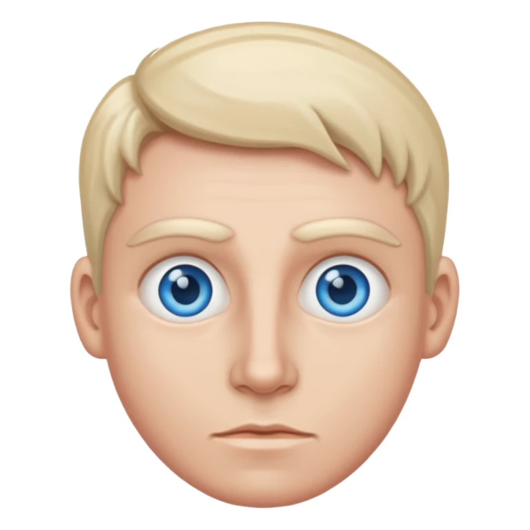 ignoramus with blue eyes sticker