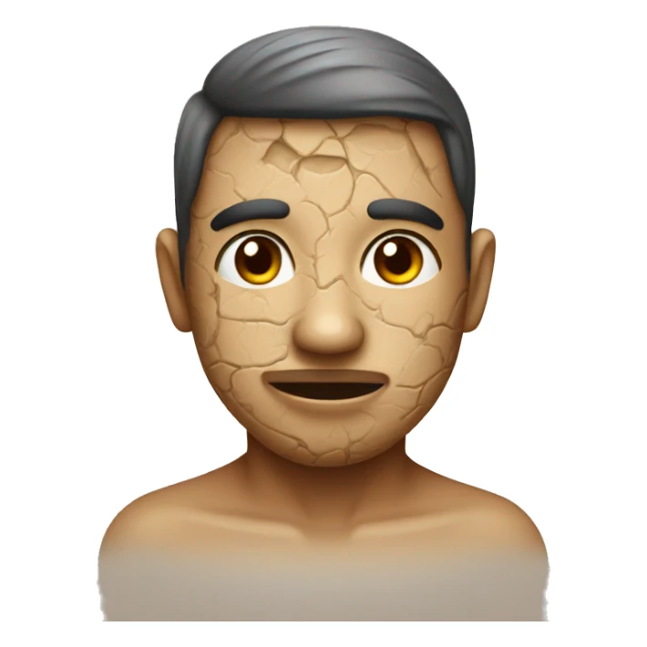 dryness in the skin sticker