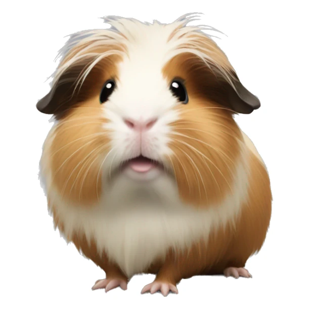 Long hair Guinea pig  sticker