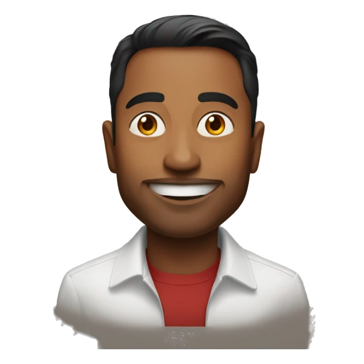 indian man with elon musk sticker