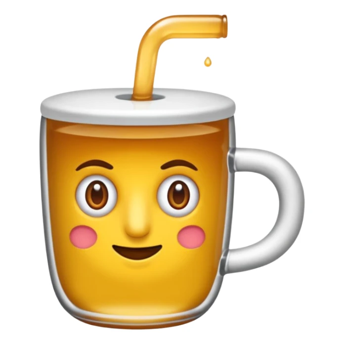 Üzerinde Melih yazan bir kupa bardak sticker