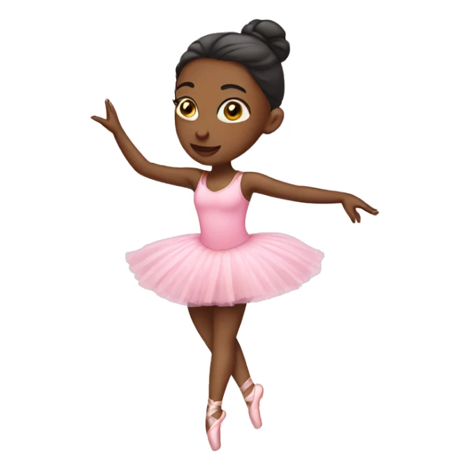 ballerina with pink outfit  sticker