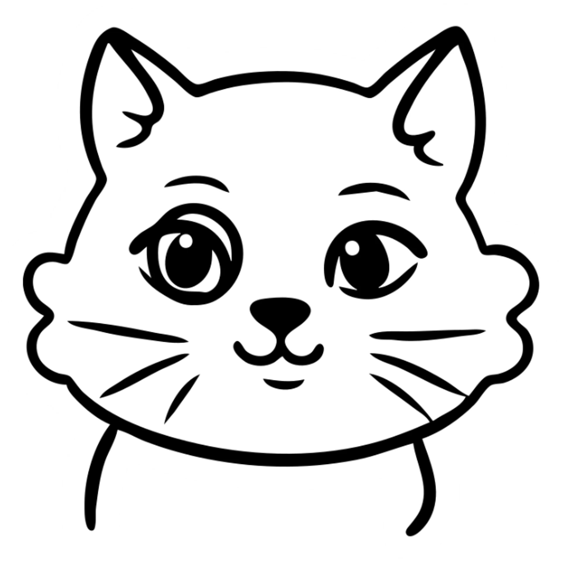 A distinguished cat wearing a monocle, fancy feline with monocle on eye sticker