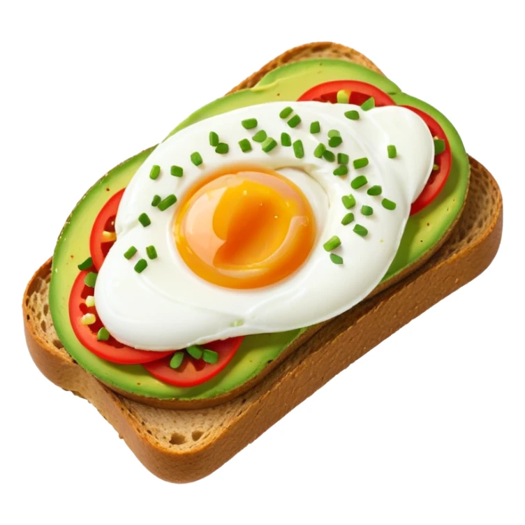 beautiful avocado toast awesome meal sticker