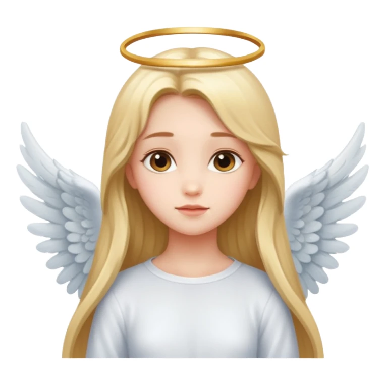 Cute girls with angel wings sticker
