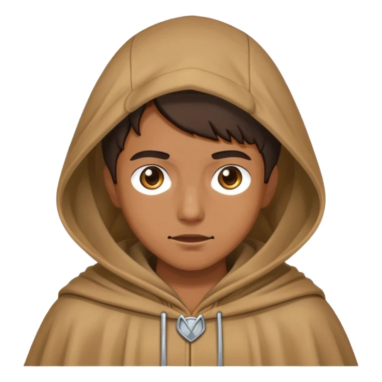 jesus christ in a cloak and hoodie fullbody sticker