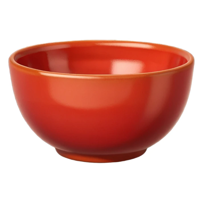 Clay Pottery Bowl red sticker