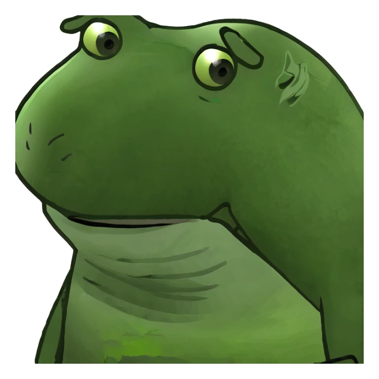 A man in a pig body sticker