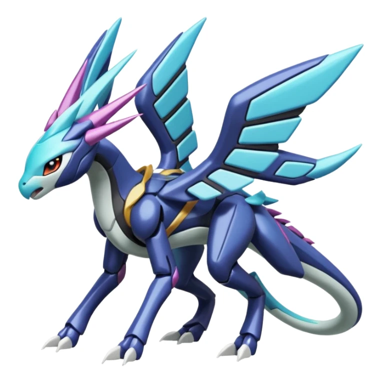 Meloetta-Genesect-Zekrom-Kyurem-Dialga-Suicune-Pteromon-hybrid sticker