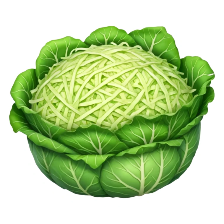 a big pile of grated cabbage sticker