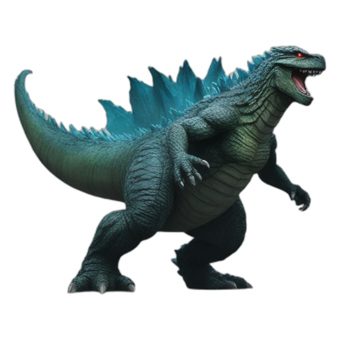 Godzilla (proportional) (realistic) (Godzilla King of the Monsters, 2019) sticker