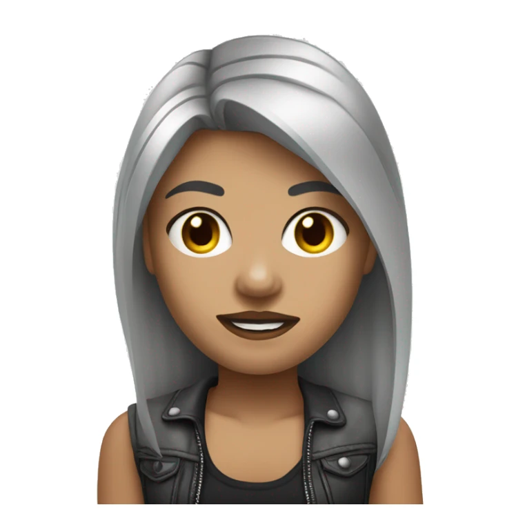 Personne avec un maquillage de métal groupe de rock  sticker