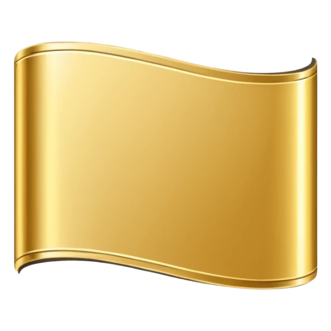 Measurement tape in gold for visiting card sticker
