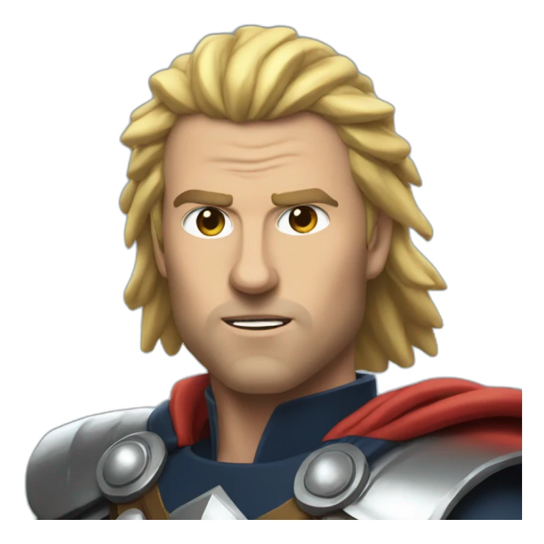 macron god of thunder sticker