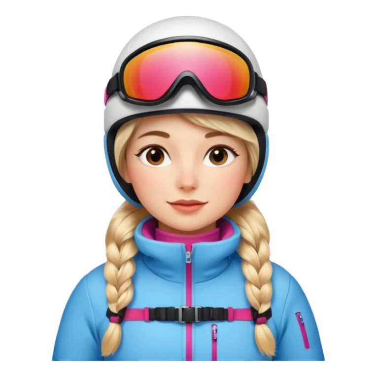 Woman Skiing, Background Matterhorn sticker