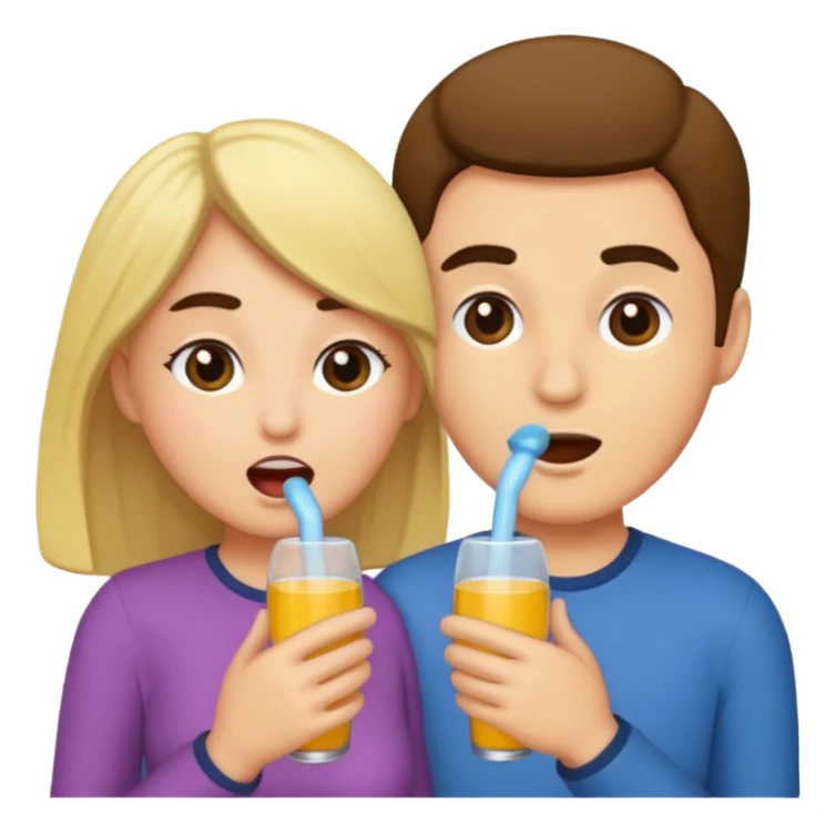 couple blowjob sticker