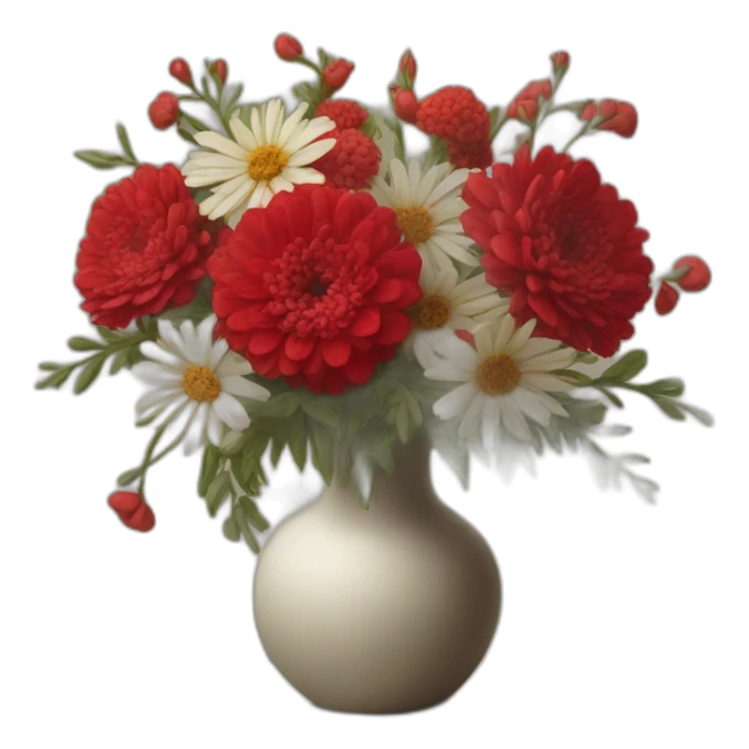 Red rise bouquet still life  sticker