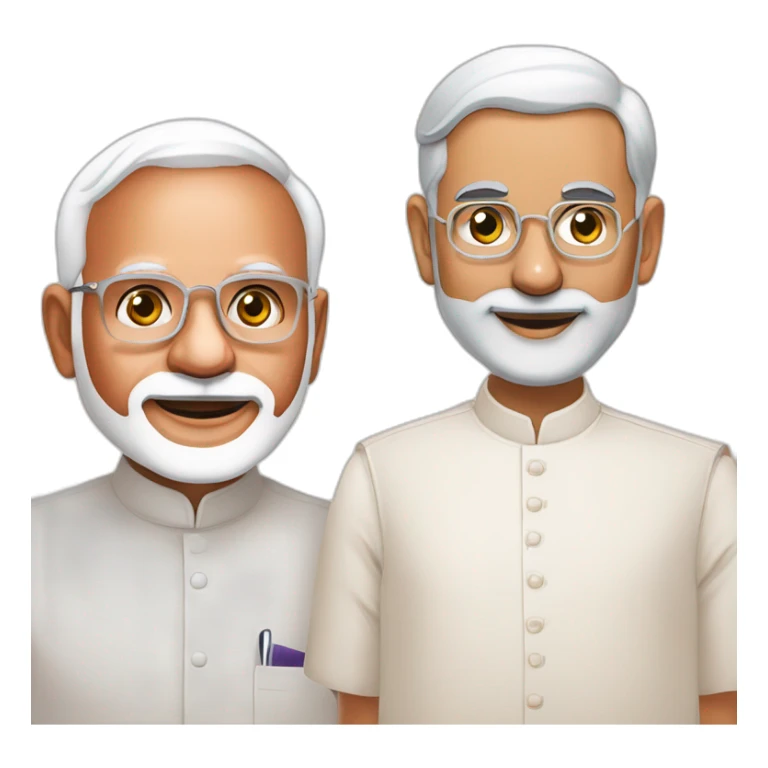 Narendra Modi and Rahul gandi ka jhagada sticker