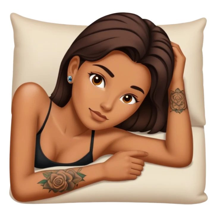 Naked woman with name guy inside her laying down  sticker